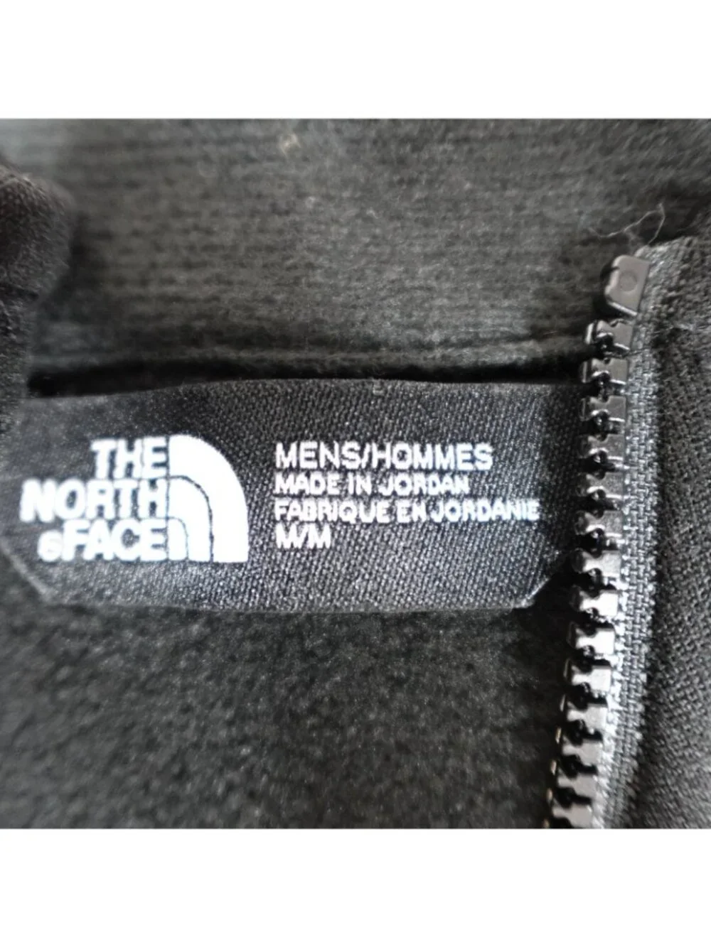 The North Face Mens Jacket Medium Black Skyline Embroidered Fish Richardson NEW